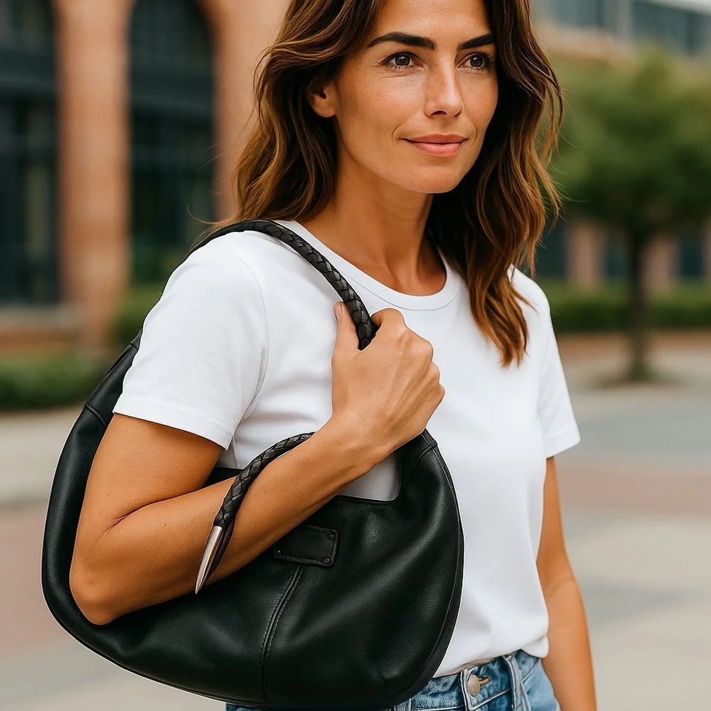 Kenneth Cole Black Leather 